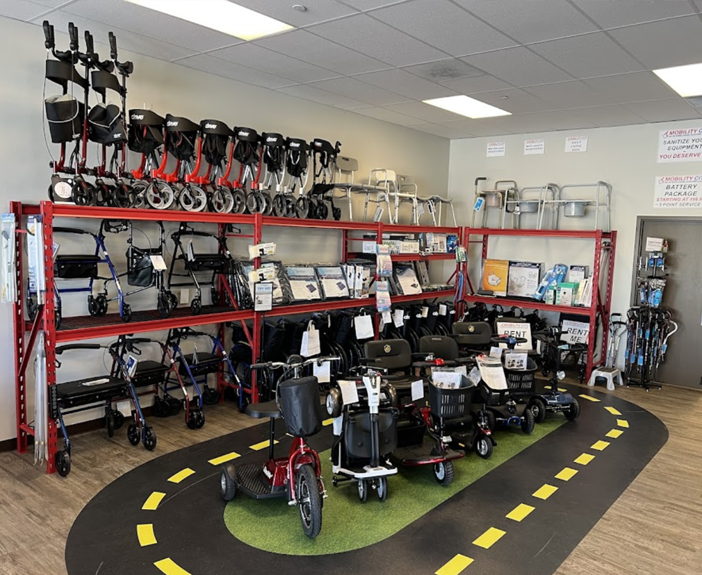 Mobility Equipment Showroom in Dallas, TX
